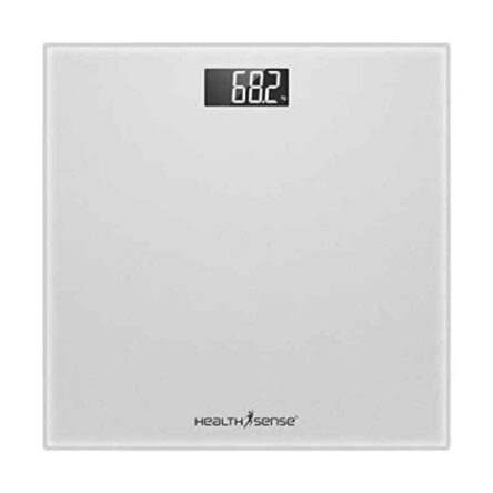 HealthSense 180kg Tempered Glass Digital Body Weight Machine