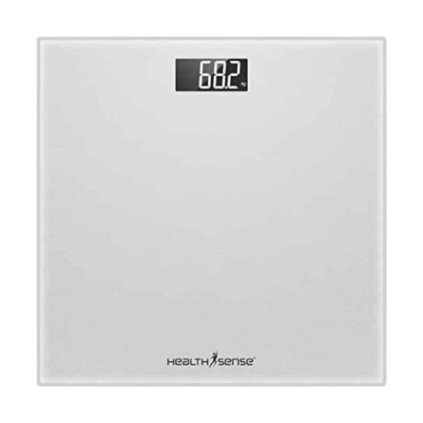 HealthSense 180kg Tempered Glass Digital Body Weight Machine