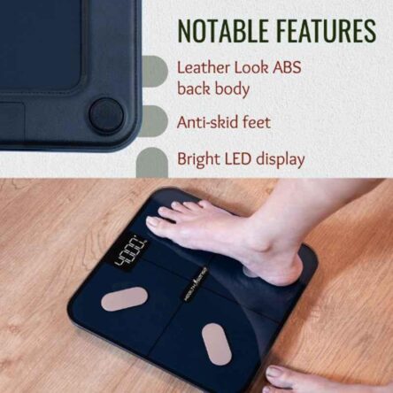HealthSense HealthU Plus Smart Bluetooth Weighing Scale with Heart Rate Feature