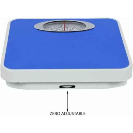 Acu-Check 120kg Iron Blue & Gold Analog Weight Machine Scale