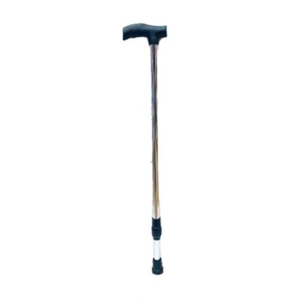 Ashin 60cm Stainless Steel Silver Walking Stick