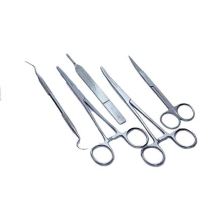 Forgesy 5 Pcs Stainless Steel Surgical Set