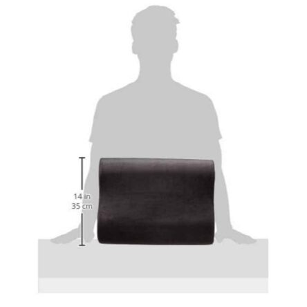 Flamingo Black Contoured Pillow