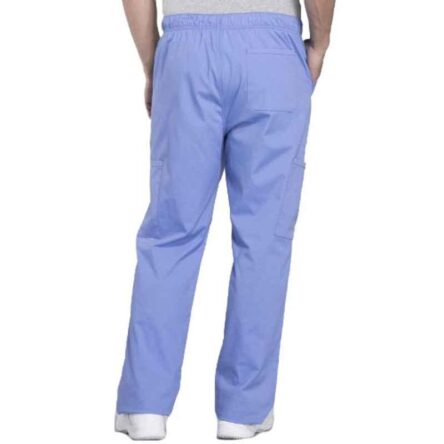 Superb Uniforms Polyester & Viscose Sky Blue Scrub Pant for Men