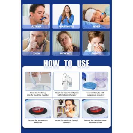 Divine Medicare 5ml Blue Nebulizer Machine