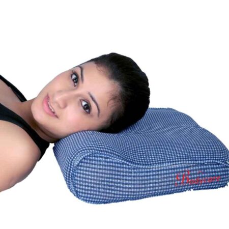 Bodycare Cotton & Foam Blue Cervical Pillow