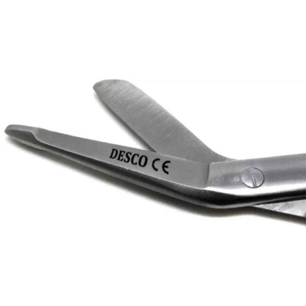 Desco 6 inch Stainless Steel Curved And Angled Dissecting Scissor