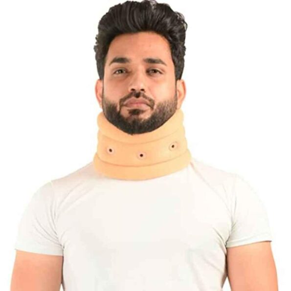 K Squarians Plastic Beige Neck Support Collar