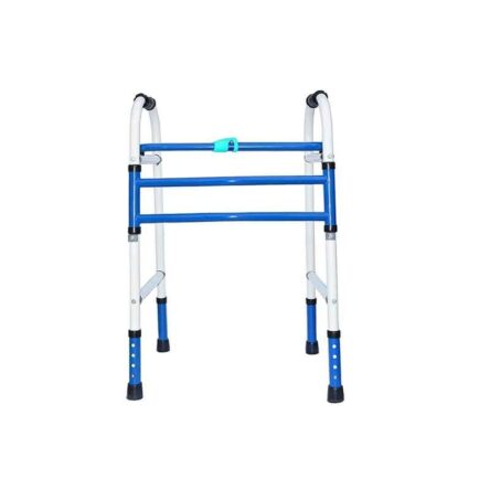 Thermomate W-5 158kg Blue Aluminum Height Adjustable Folding Walker