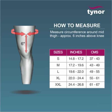 Tynor Neoprene Knee Support Sportif