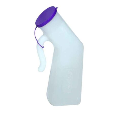 Smart Care I-21 1000ml Plastic Urinal Pot with Cap for Male & Female