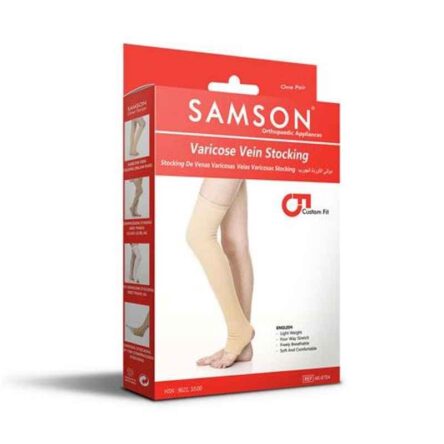 Samson AK-0704 Beige Above Knee Varicose Vein Stocking