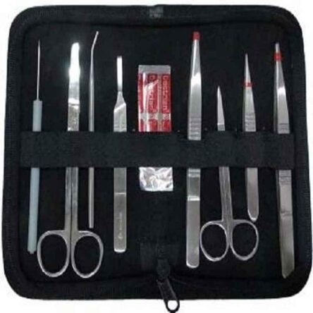 Forgesy 8 Pcs Stainless Steel Surgical Dissection Kit