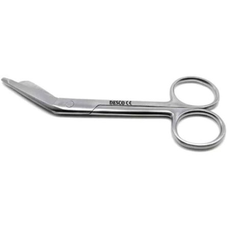 Desco 5.5 inch Stainless Steel Curved And Angled Dissecting Scissor