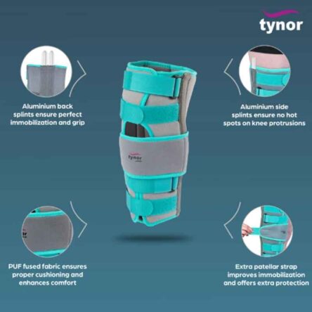 Tynor 14 Inch Comfortable Knee Immobilizer