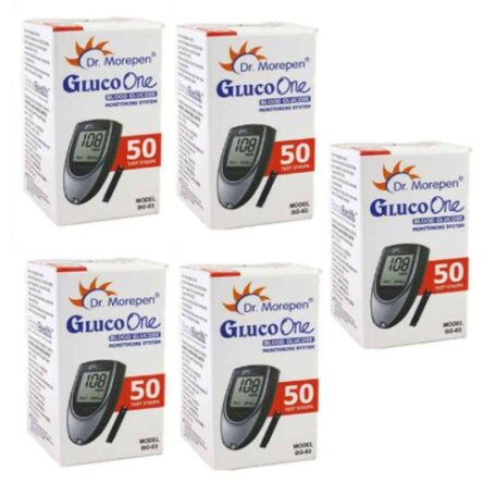 Dr. Morepen BG-03 250 Pcs Glucometer Strips Box