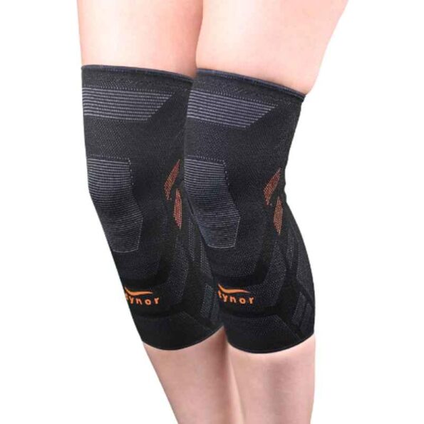 Tynor Air Pro Black & Orange Knee Support Cap