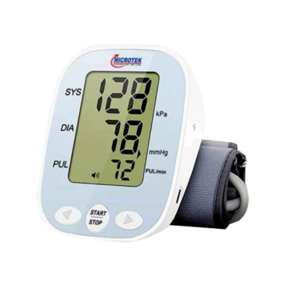 Microtek Upper Arm Blood Pressure Monitor with USB Power Support