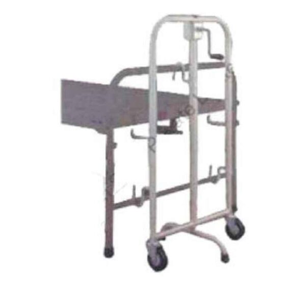 Divine Medicare Tubular Frame Bed Elevator with 10cm Castor