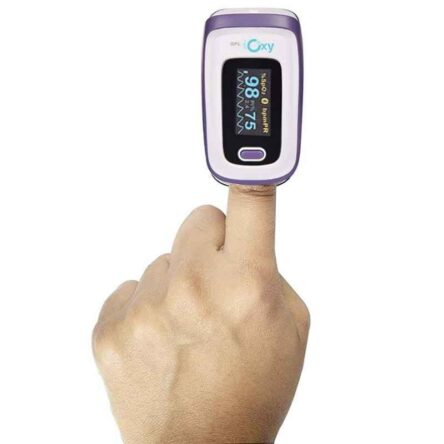 BPL iOxy White Finger Tip Pulse Oximeter with Bluetooth