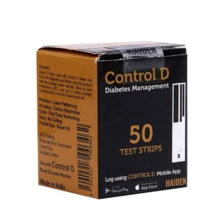 Control D Blood Glucose 50 Test Strips