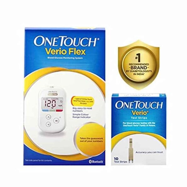 OneTouch Verio Blood Glucose Monitor Kit with 10 Strips