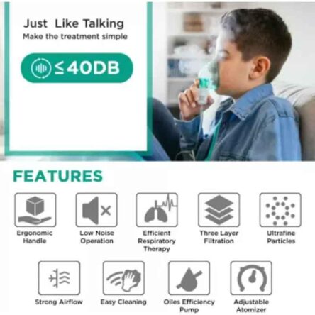 K-Life Steam Respiratory White Asthma Inhaler Nebulizer Machine Kit