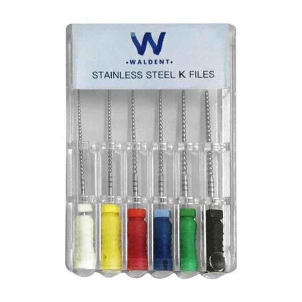 Waldent 25mm 45-80 Assorted Professional K-File