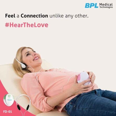 BPL First Beats White Foetal Doppler Heart Beat Monitor