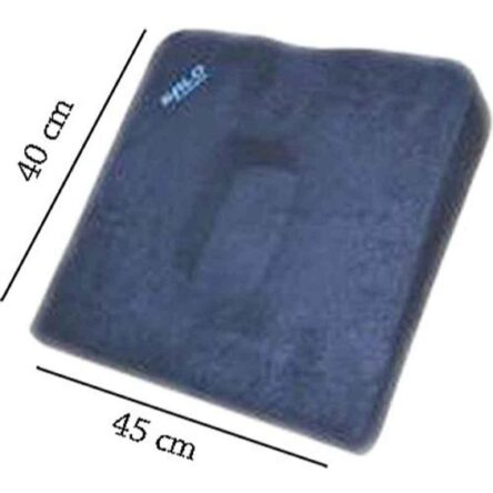 Salo Orthotics Polyurethane Square Blue Donut Cushion Covered Hole Orthopedic High Density Seat Cushion