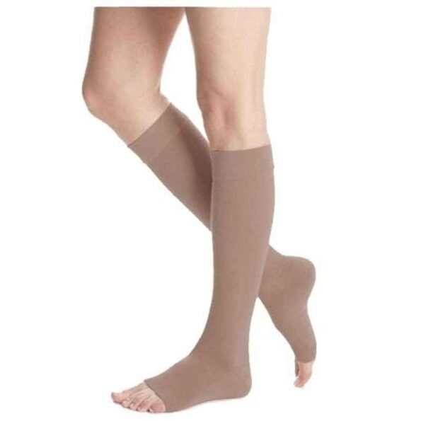 Maxis Beige Cotton Medi Medical Compression Stocking Knee Length