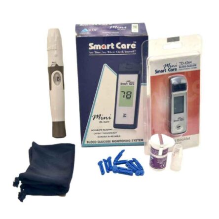 Smart Care GM02 Mini Blood Glucose Monitor with 10 Strips