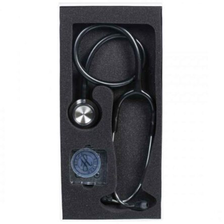 Hicks Black Victor Stainless Steel Dual Head Stethoscope