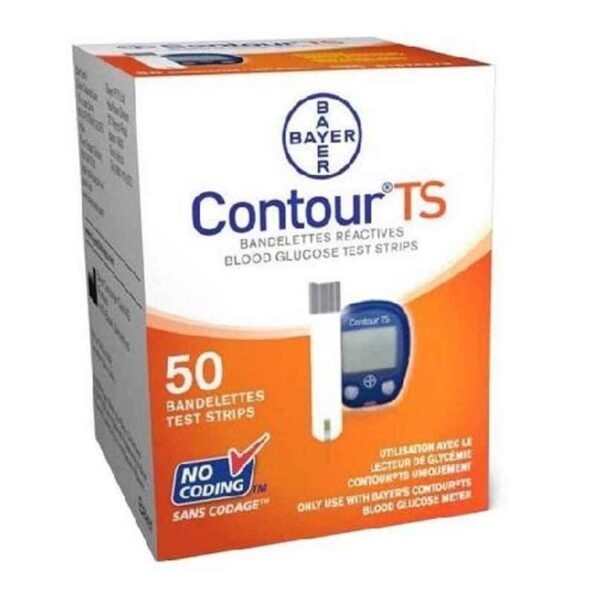 Bayer Contour TS 50 Glucometer Test Strips