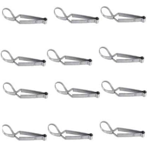 Forgesy 5 inch Stainless Steel Towel Clip Forceps