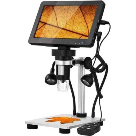 Microware 1-1200X 12MP 8 LED Digital Microscope