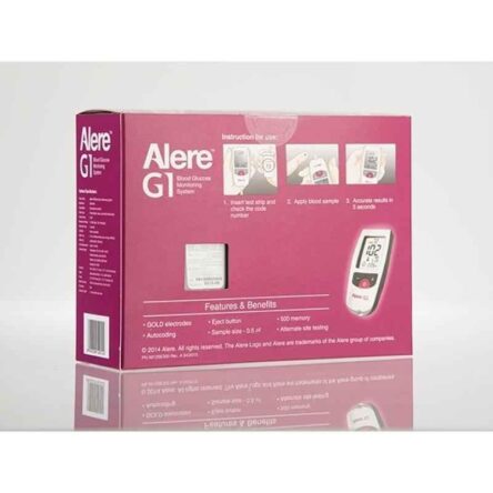 Alere 200Pcs AG-4000 G1 Glucometer Strips with 125 Lancets Free