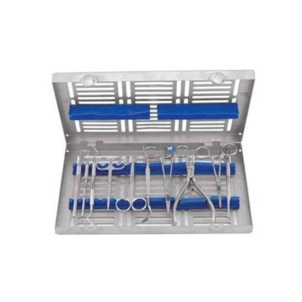 GDC 10 Pcs Surgical Instruments with Cassette Set