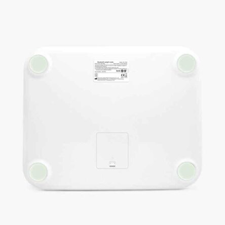 Carent White Digital Body Weighing Scale with Body Fat Analyzer & Bluetooth