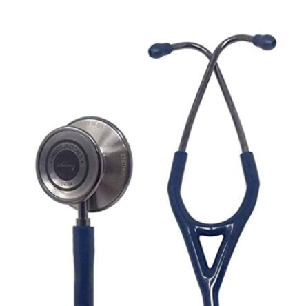 Indosurgicals Silvery III Stainless Steel Blue Stethoscope