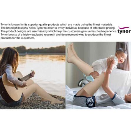 Tynor Compression Garment Leg Mid Thigh Closed Toe Support