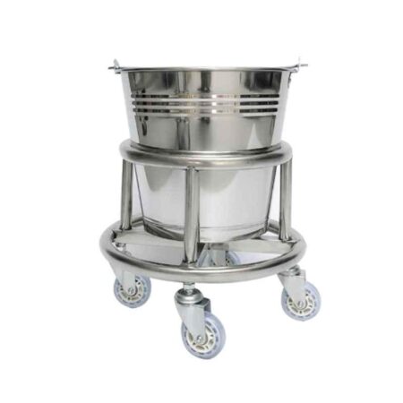 Wellsure Healthcare Stainless Steel Deluxe Kick Bucket