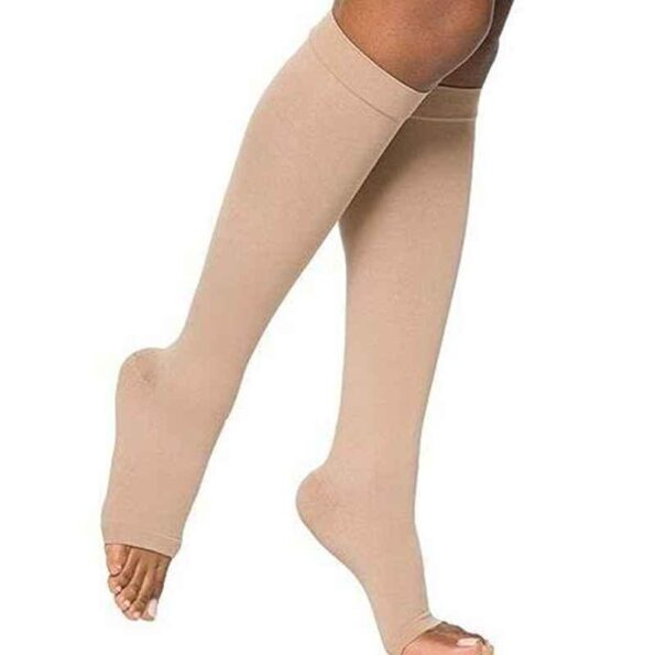 Vein Care Compression Below Knee Cotton Stocking for Varicose Venis & DVT