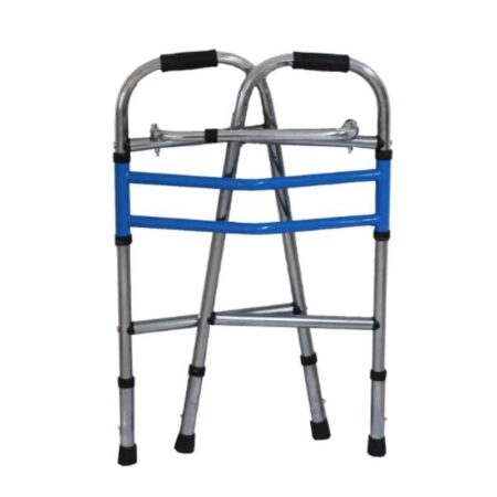 Fidelis Healthcare Mild Steel Silver Adjustable Walker