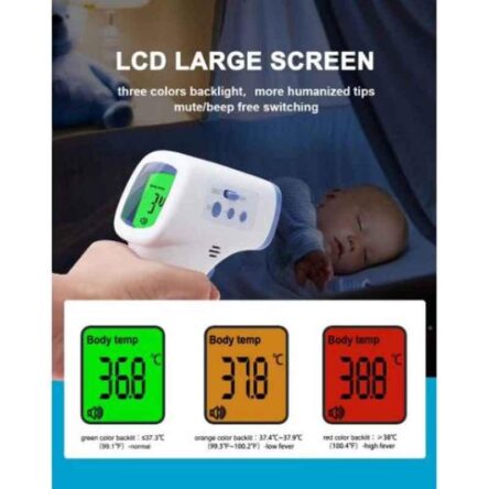 Sahyog Wellness White & Blue Non-Contact Forehead IR Thermometer