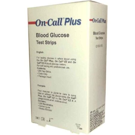 On Call Plus 394370 200 Pcs Glucometer Strips Box