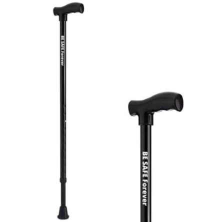 Besafe Forever 29 inch Iron Black Adult Walking Cane Support Stick