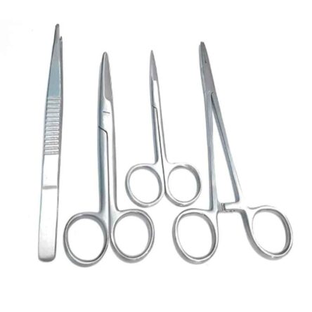 Forgesy 4 Pcs Stainless Steel Surgical Instruments Set
