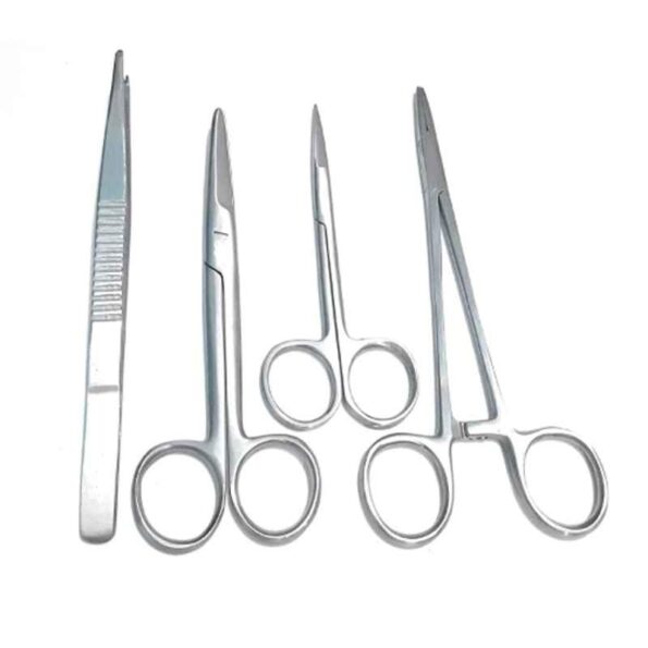 Forgesy 4 Pcs Stainless Steel Surgical Instruments Set