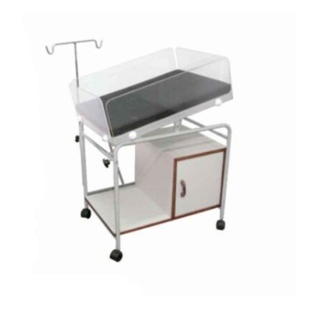 Wellsure Healthcare Mild Steel Baby Bassinet with Utility Box